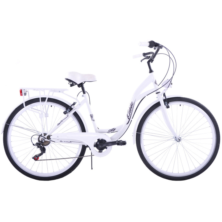 Mestský bicykel 28" Kozbike KOZ13 7 prevodový Biely